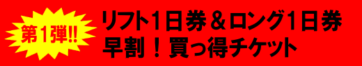 リフト1日券&ロング1日券 早割!買っ得チケット