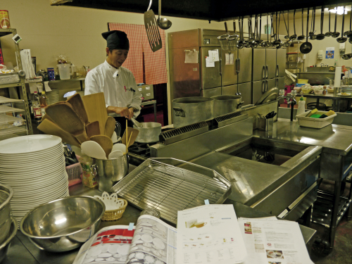 岩原新メニュー開発中!